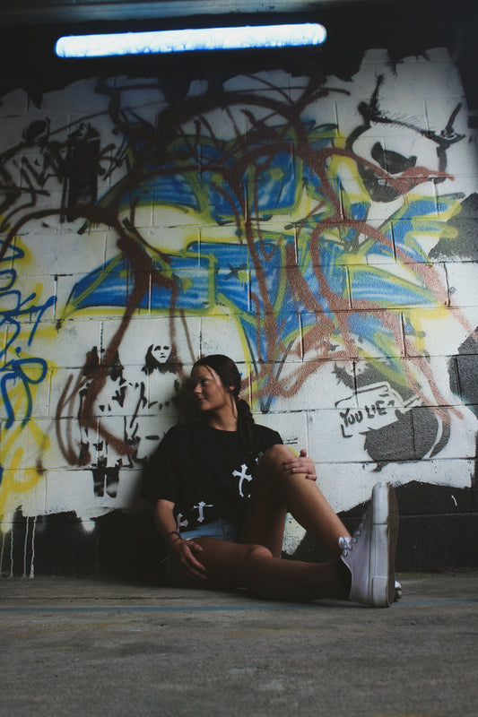 Oversized Cross shirt