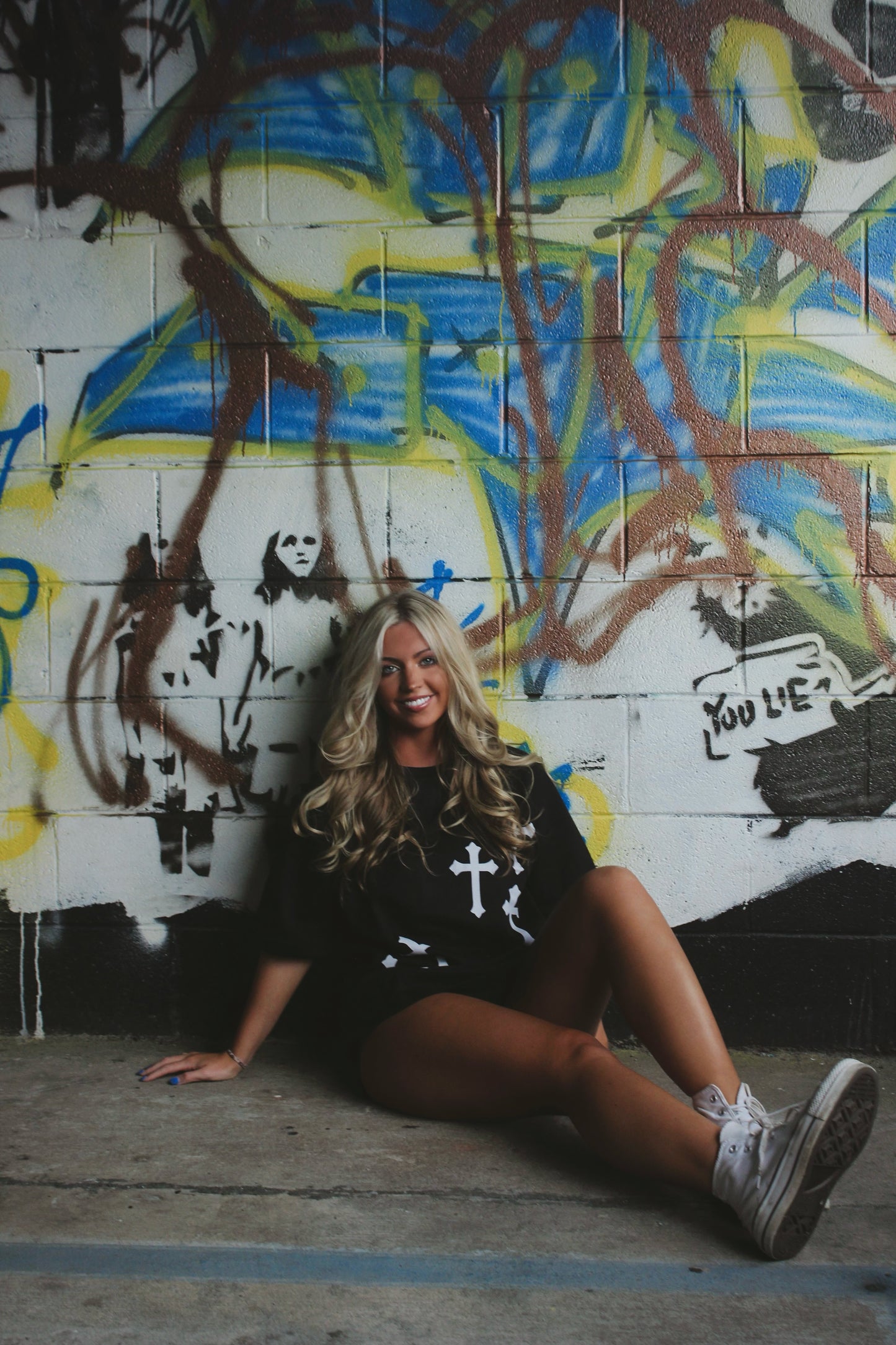 Oversized Cross shirt