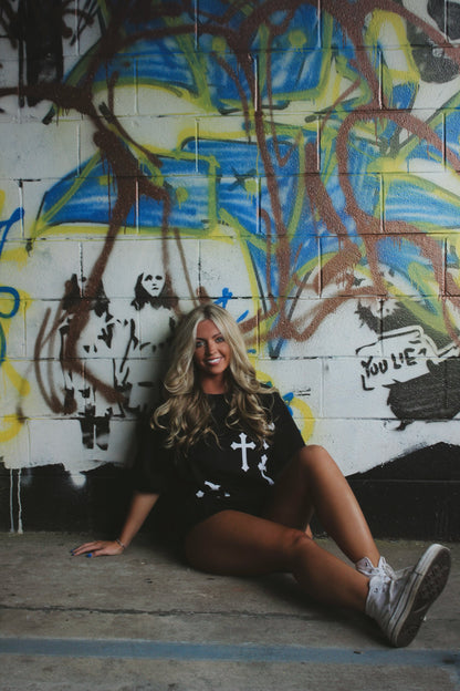 Oversized Cross shirt